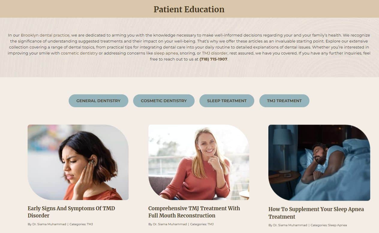 dental Patient Education and Awareness