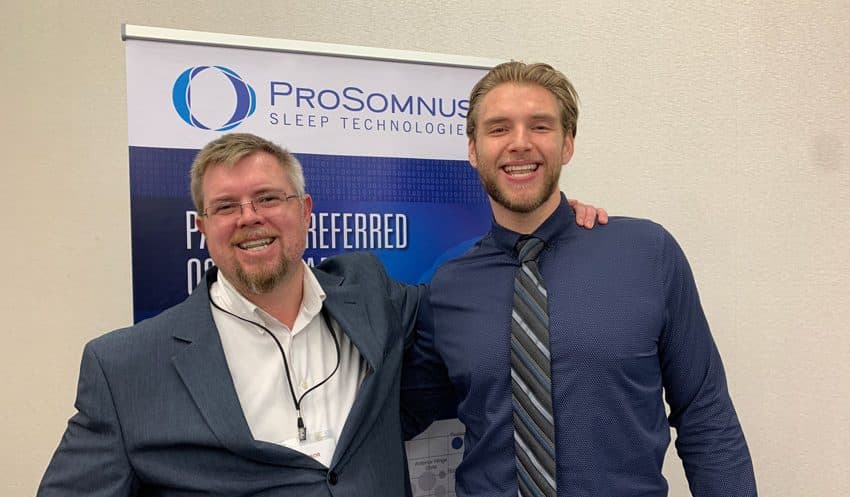 Kurtis from ProSomnus Sleep Technologies along with dental marketing expert, Jonathan Fashbaugh