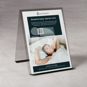 double side table tent