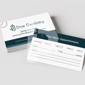 Appointment reminder cards