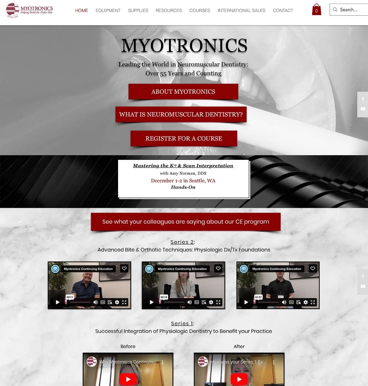 Original Website & Branding for Myotronics