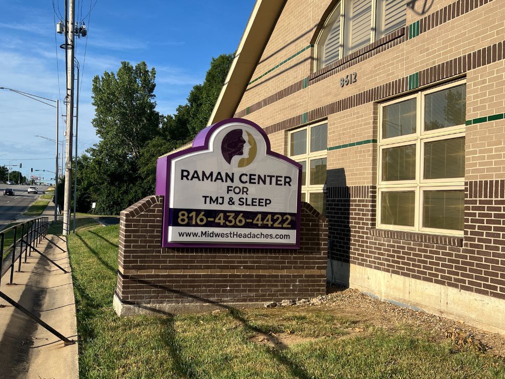 Raman-out-of-town-guests-outside-shot The main sign outside of Raman Center for TMJ & Sleep